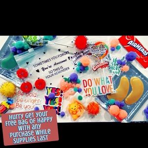 FREE BAG OF HAPPY WITH ANY PURCHASE MADE IN OCTOBER